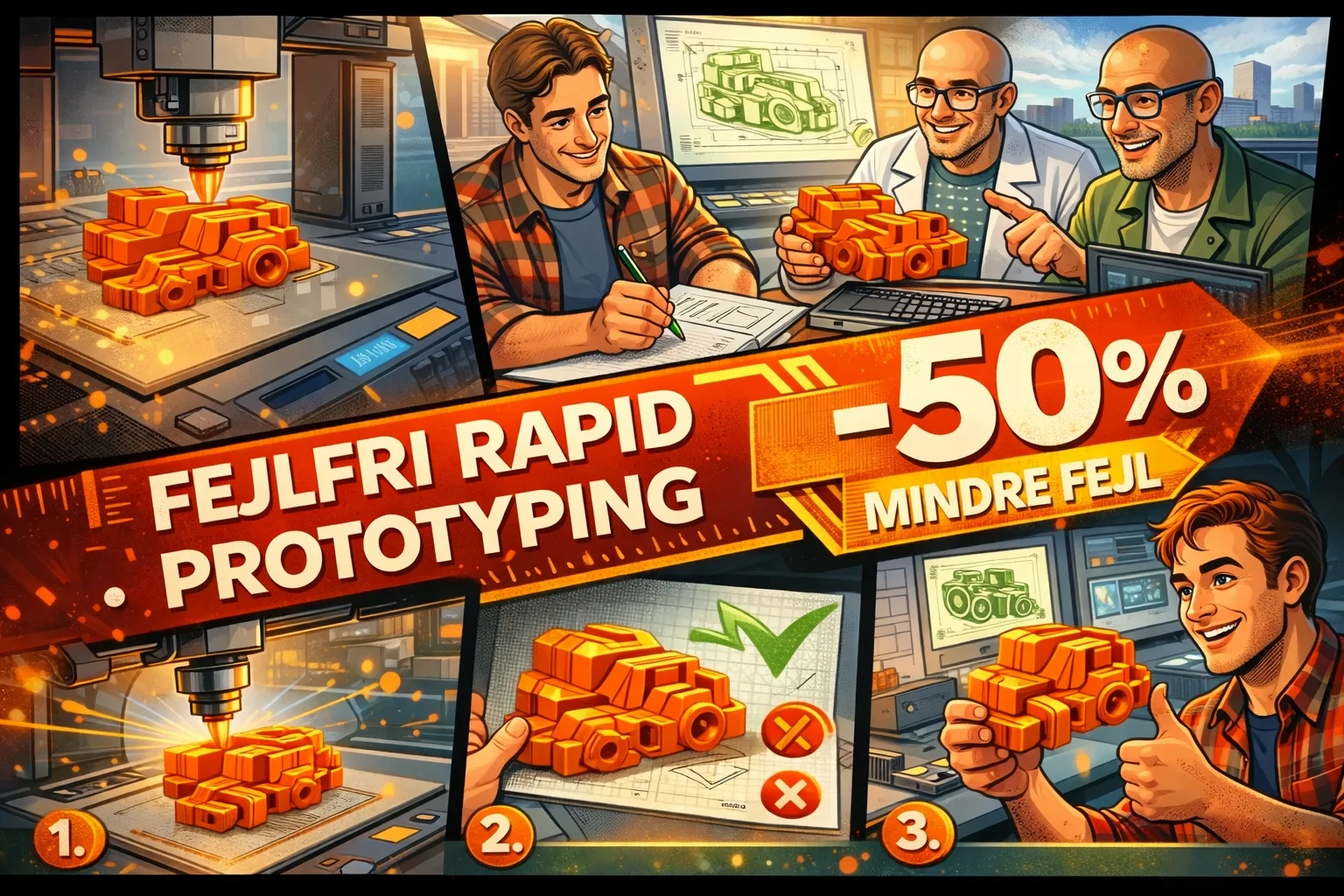 Accelereret produktudvikling med rapid prototyping fra idé til virkelighed