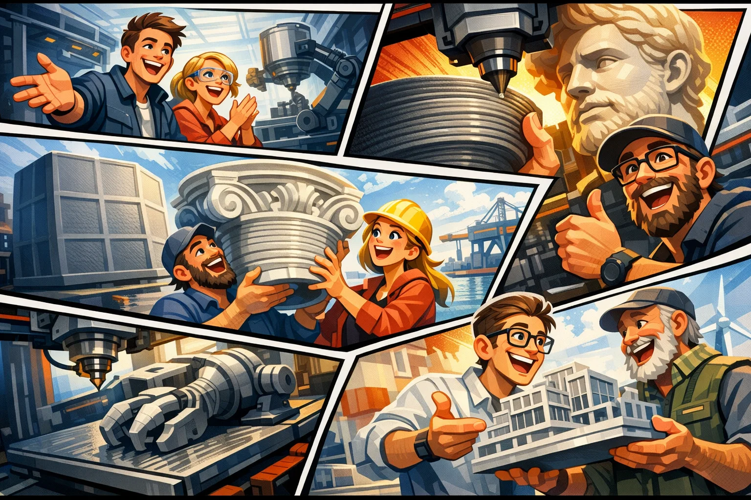 Sådan bruger virksomheder store 3D print uden samlinger og kompromisser